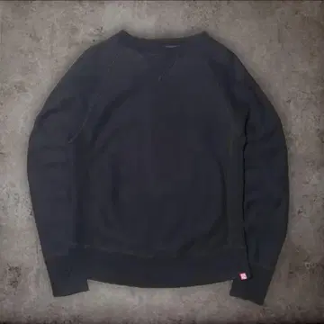 [고품질] S/DOUBLE 에스더블 양V 래글런 맨투맨 다크 네이비 M