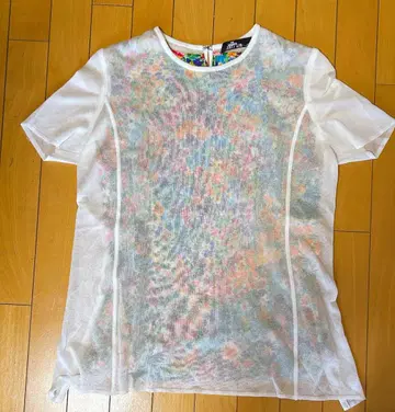 LEONARD FASHION 꽃무늬 반팔 T셔츠 L 사이즈