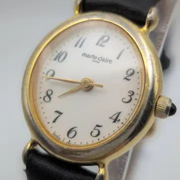 163 작동 marie claire 손목시계 배터리&벨트 교환 완료