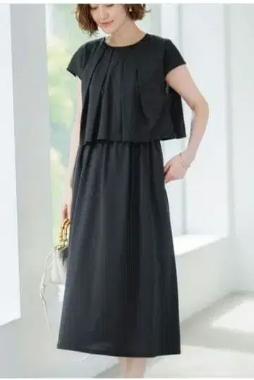 [ 23구 ] [ ONWARD ] 드라이 코튼 저지 레이어드 원피스