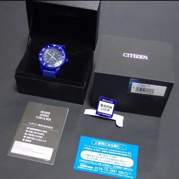 새상품급 시티즌 스마일 솔라 200m 방수 블루 다이버 완품