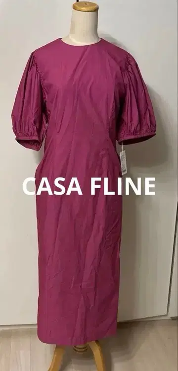 택 포함 새상품 CASA FLINE 반팔 원피스 정가 27500엔