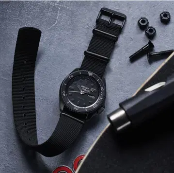 SEIKO 5 SPORTS SBSA025 다이버 워치 블랙