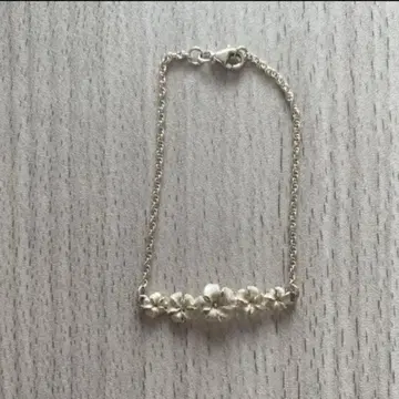 하와이안 주얼리 실버 925 플루메리아 팔찌 꽃 모양 플라워
