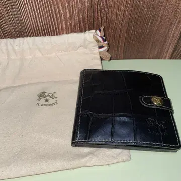 일비종떼 이단 접이식 코인 퍼스 블랙