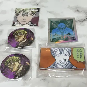 주술회전 전시회 주술회전 사멸회유 젠인 나오야 아크릴 배지 스탠드 캔뱃지