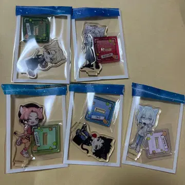 마네키네코 에이트리 18TRIP 미니 아크릴 스탠드 세트 유반