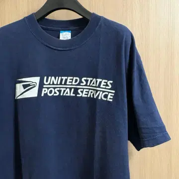 90s USPS 티셔츠 USA 기업 티 네이비 L 빈티지