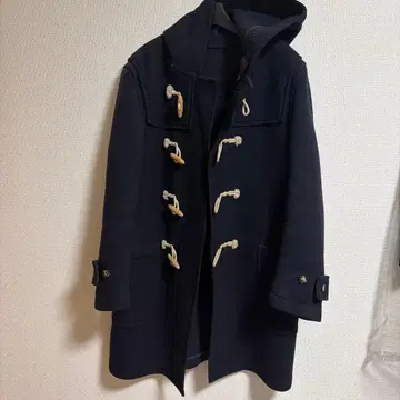 빔즈 남성용 네이비 더플 코트