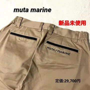 무타 마린 치노 팬츠 골프 팬츠 베이지 0 여성용 남성용