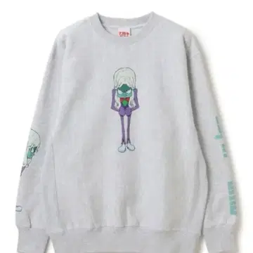 몬스터 반디 캐릭터 트레이닝복 그레이