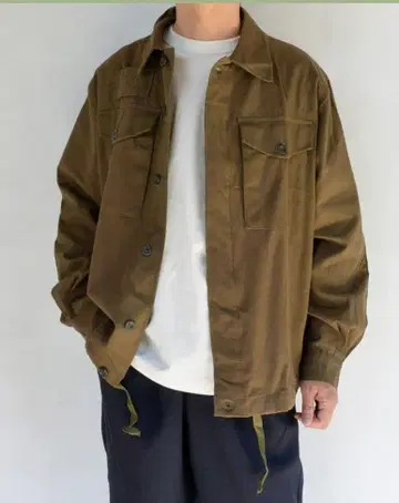 DEAD STOCK 체코군 체코 워크 자켓 Brown