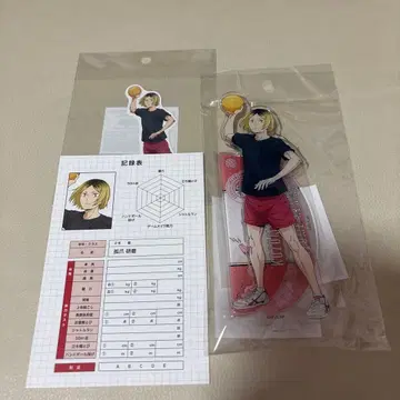 하이큐 코즈메 켄마 체력 측정 아크릴 스탠드 엽서 스티커 묶음 판매
