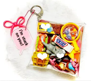 가챠 묶음 판매 아메토이 캐릭터 데코 부품 미니어처 파우치