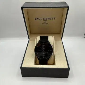 PAUL HEWITT 시계 + 가죽 팔찌 세트 박스 포함