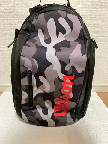 Wilson 윌슨 테니스 라켓 백팩 카모플라쥬 패턴 한정품