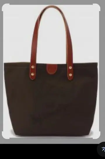 IL BISONTE 토트백 짙은 갈색 x 붉은 갈색 사이즈 F