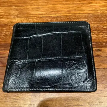 일비종떼 악어 무늬 접이식 지갑