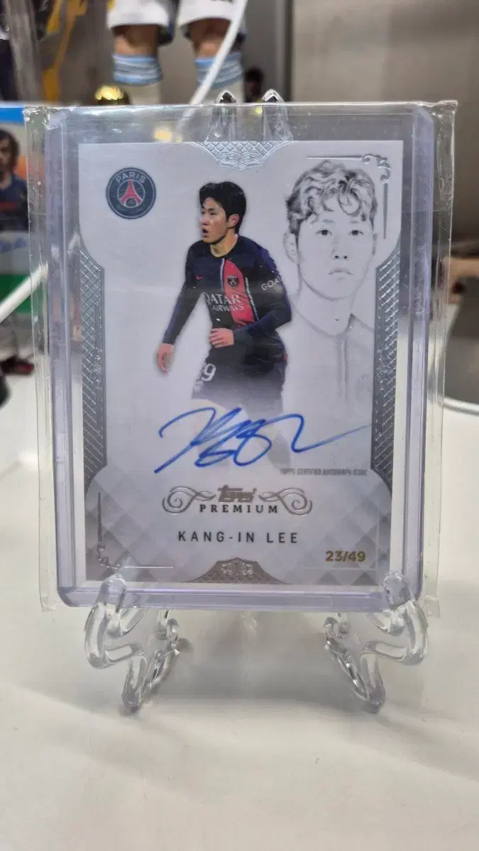 Topps 이강인 오토 카드 49한정