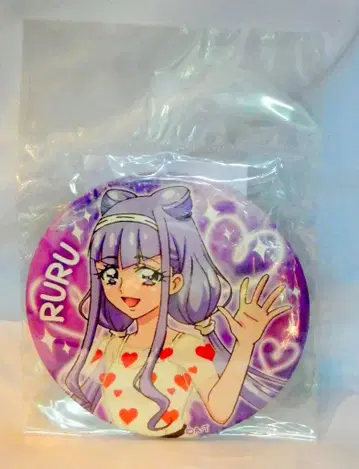 도에이 애니메이션 프리티 스토어 코쿤 시티 한정판 캔뱃지 루루 아므르
