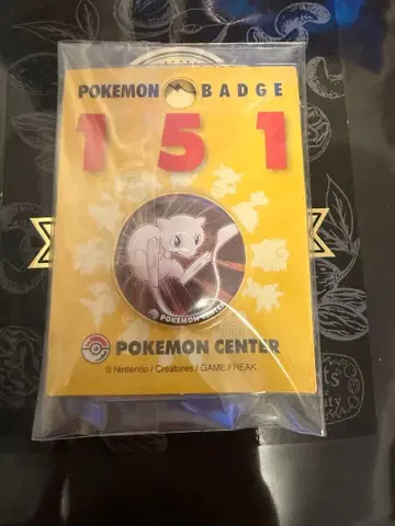 포켓몬 151 뮤우 POKEMON BADGE 배지 미개봉품