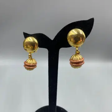 31 빈티지 DAVIDGRAU 골드와 브론즈 드롭 귀찌