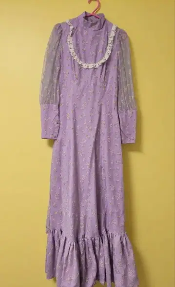 빈티지 플로키 꽃무늬 원피스