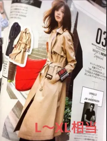 유니클로 앤더슨 리버서블 트렌치코트 아야세 하루카 착용