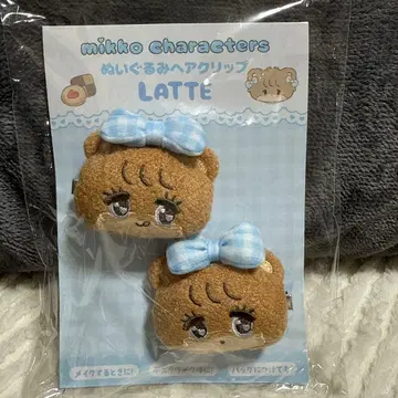 mikko 캐릭터 헤어 클립 곰