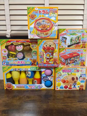 [7개 세트] 호빵맨 완구 세트 묶음 판매