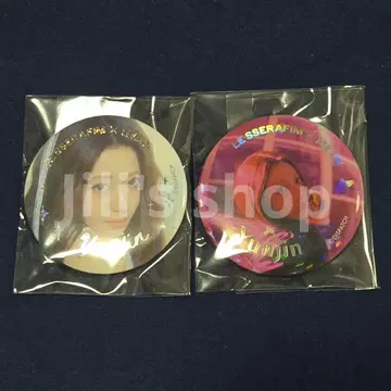 LE SSERAFIM 루세라 DICON 랜덤 캔뱃지 윤진 2종