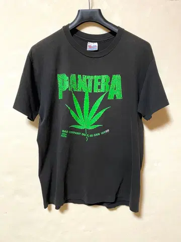 레어 90s 판테라 밴드T셔츠 빈티지 마리화나 WEED