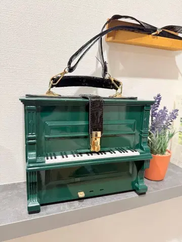 [ 24시간 발송 ] 피아노형 숄더백 그린