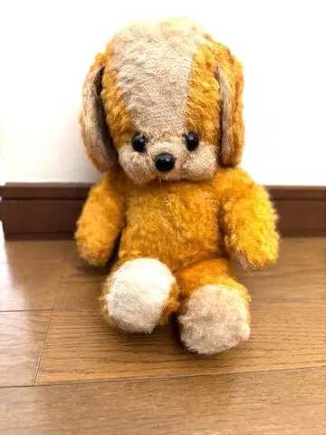 앤티크 빈티지 늘어진 귀 강아지 봉제 인형