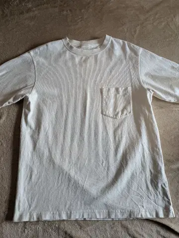 snow peak 포켓 부착 T셔츠 L 사이즈 화이트