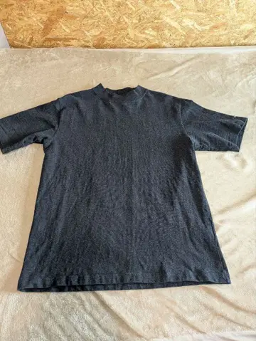 스노우피크 다크 그레이 하이넥 T셔츠