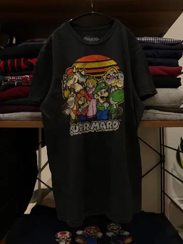 [ 슈퍼 마리오 ] 해외 구제 의류 캐릭터 T Y2K Mario 닌텐도