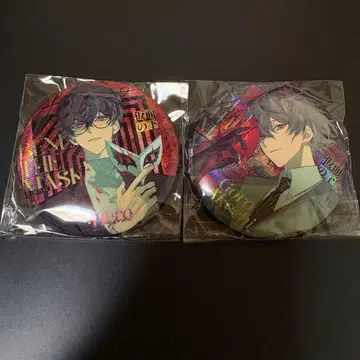 2개 세트 페르소나 5 아케치 고로 주인공 아마미야 렌 캔뱃지