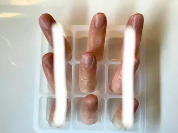 보호 손가락 실리콘제 3개 세트 2-2,5,8