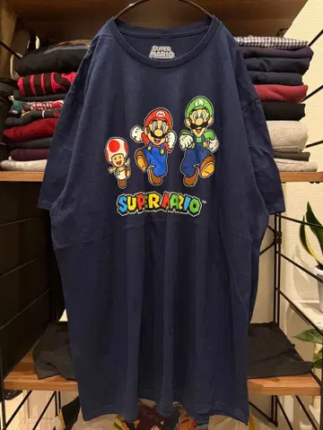 [ 슈퍼 마리오 ] 해외 구제 의류 캐릭터 T Y2K Mario 닌텐도