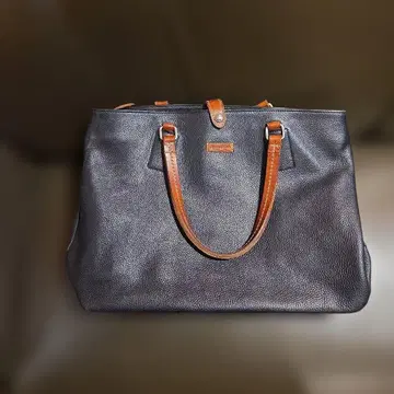 다니엘 앤 보브 투모로우랜드 별주 레더 토트백 네이비