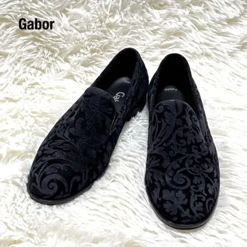 [ Gabor ] 가보르 벨벳 로퍼 스웨이드 사이즈 3 22.5 블랙