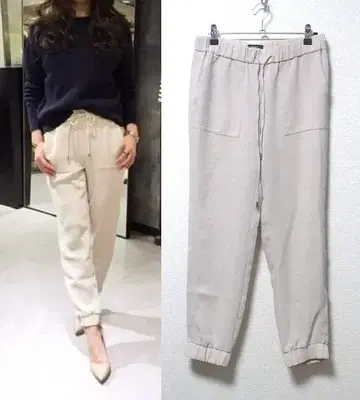 띠어리 CORTLAND.T 이지 조거 팬츠 트리아세