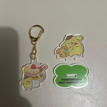 폼폼푸딩 집콕 카페 아크릴 키링 아크릴 스탠드