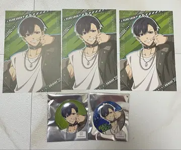 블루 록 와일드 엔카운트 캔뱃지 엽서 이사기 요이치 세트 판매