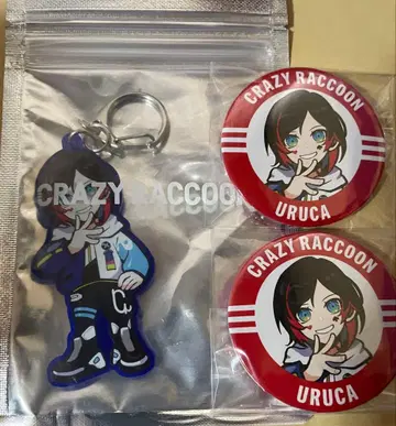 Crazy Raccoon CR 우루카 uruca 컬러 키링 캔