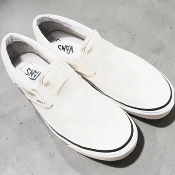 VANS 슬립온 화이트 29.5cm US11.5 스테디셀러 인기