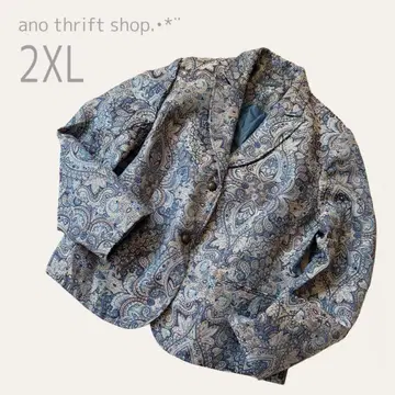 [ USA 구제 의류 ] 고블랑풍 빈티지 자켓 테일러드 블루