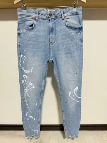 사용하기 쉬운 부드러운 봄/여름 페인트 ZARA MAN 스트레치 데님