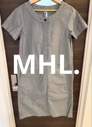 [ 새상품급 ] MHL. 마가렛호웰 YARN DYE DRY 원피스